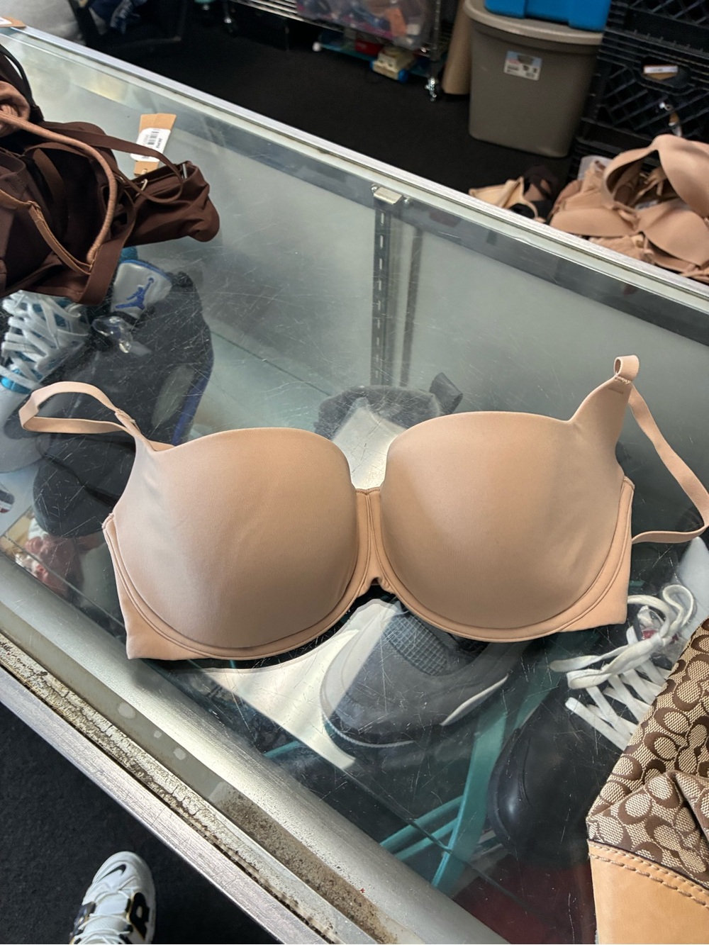 Women’s Skims Everyday Nude Push-Up Convertible Bra SZ 32D New